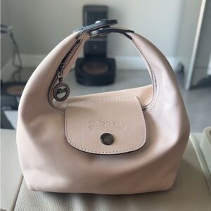 Longchamp Women's Le Pliage Xtra Round Leather Top Handle Bag